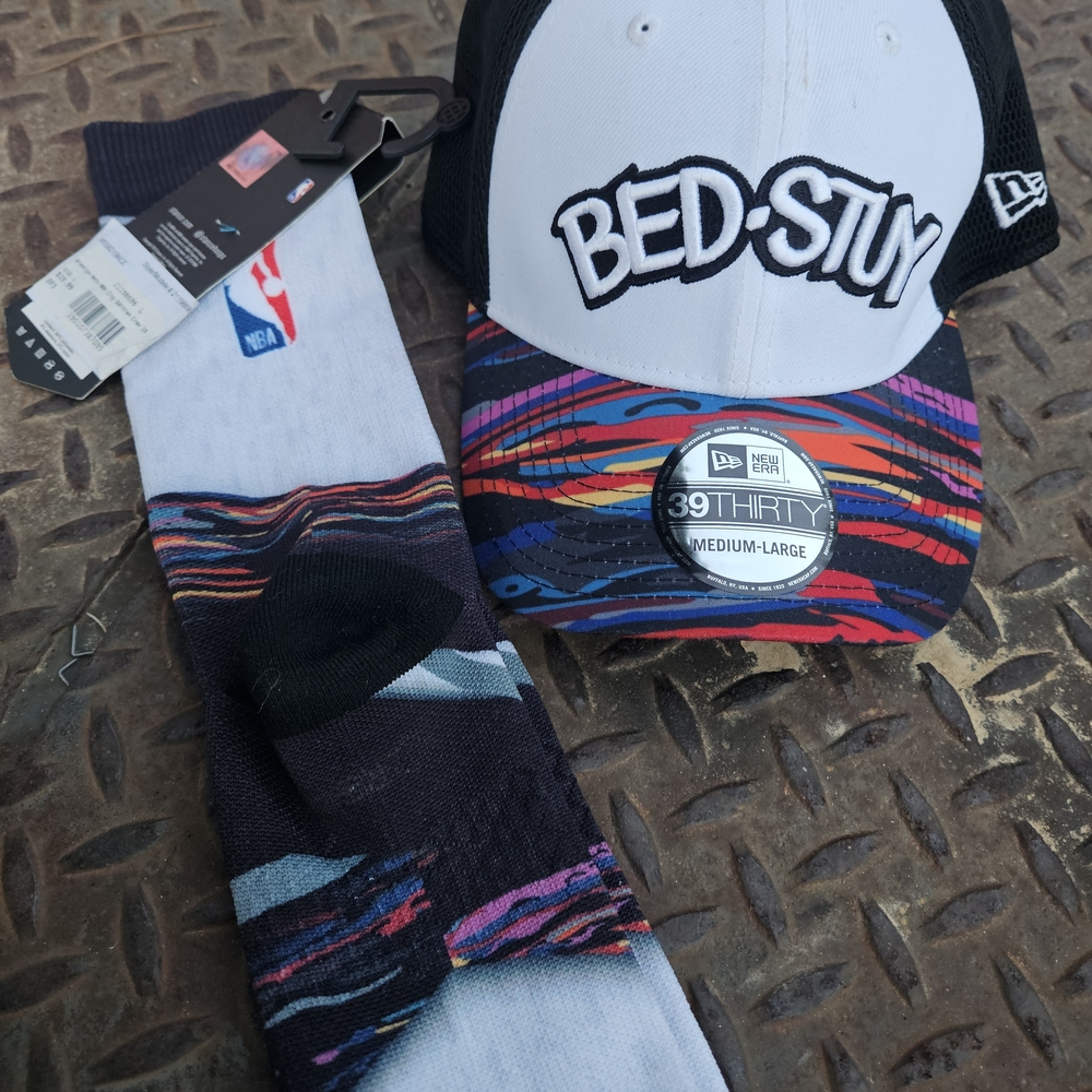 New Era Bed-Stuy Black and White Cap